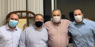 Deputado Marco Aurélio e o Vereador Marco Aurélio Filho se reúnem com Secretários de Educação e Política Urbana do Recife