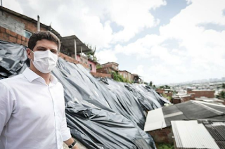Infraestrutura: João Campos autoriza inicia de obras em 12 áreas de morro do Recife; investimento está orçado em R$ 21,5 milhões