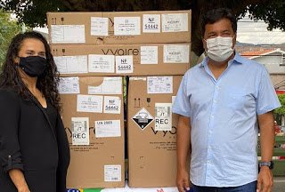 Bezerros | Ao lado de Mendonça, prefeita Lucielle Laurentino entrega mais dois respiradores para o hospital de campanha Bezerros | Ao lado de Mendonça, prefeita Lucielle Laurentino entrega mais dois respiradores para o hospital de campanha