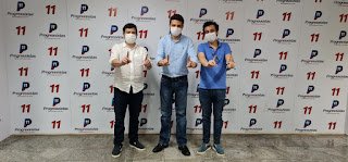 Lideranças progressistas recebem a visita do presidente nacional da juventude do PP
