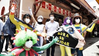 Recife | Prefeito João Campos vistoria mutirão de limpeza no Canal do Jordão e ação Bora se Cuidar no Mercado da Boa Vista