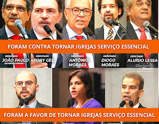 Alepe: Projetos que tornam atividades religiosas como serviço essencial são barrados pela Comissão de Justiça Alepe: Projetos que tornam atividades religiosas como serviço essencial são barrados pela Comissão de Justiça