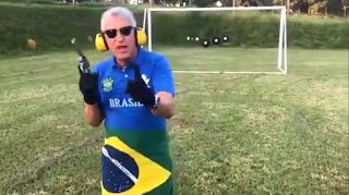 Vídeo | Com arma na mão, empresário faz vídeo em tom ameaçador contra Lula e deputados do PT acionam Ministério Público