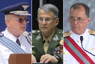 Ministério da Defesa anuncia saída dos três comandantes das Forças Armadas Ministério da Defesa anuncia saída dos três comandantes das Forças Armadas