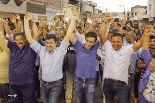 Eduardo da Fonte e Joaquim Neto parabenizam vereador Leo do Ar por vitória na eleição da presidência da UVP