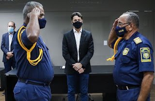 Prefeito Anderson Ferreira prestigia solenidade de troca de comando da Guarda Municipal de Jaboatão dos Guararapes