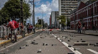 Ação da PM no protesto em Recife: SDS inclui vídeos de depredação do patrimônio nas investigações