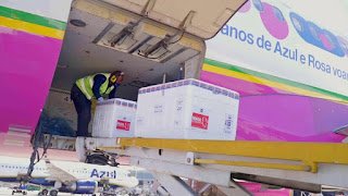 Pernambuco recebe mais 244 mil doses da vacina contra Covid-19 AstraZeneca Pernambuco recebe mais 244 mil doses da vacina contra Covid-19 AstraZeneca