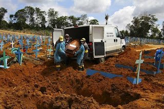 Com 2.997 mortes em 24 h, Brasil registra maior número de óbitos desde abril