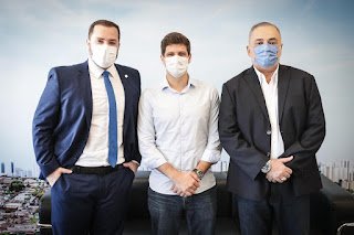 Deputado Marco Aurélio e o vereador Marco Aurélio Filho reafirmam apoio ao prefeito João Campos