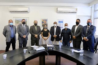 Em Recife, Neném de Uruçu integra comitiva gravataense em busca de redução da taxa de saneamento cobrada pela Compesa em Gravatá