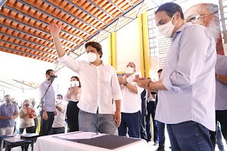 Lucas Ramos destaca poder de transformação social do futuro Compaz Irmã Dourado, em Petrolina, um dos investimentos anunciados junto com o governador Paulo Câmara