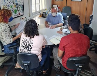 Na semana do Ciclista, Fabiano Ferraz debate ações com representantes da Ameciclo e Bike Anjo