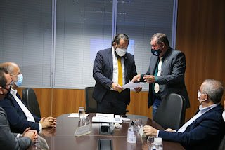 Na SDS com Joselito Gomes e Waldemar Borges, Neném de Uruçu participa de reunião em busca de reforço policial para a zona rural de Gravatá