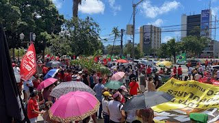 Grito dos Excluídos protesta contra Bolsonaro no Recife