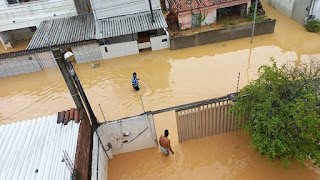 Pessoas ficam ilhadas e ruas ficam alagadas após fortes chuvas no Grande Recife
