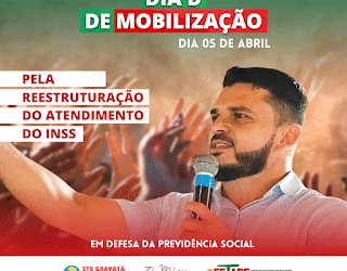 STR de Gravatá adere à campanha de mobilização pela reestruturação do atendimento do INSS