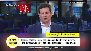 Fragilidade na fala de Moro: há poucos dias, ex-juiz disse que não desistiria da presidência; veja o vídeo