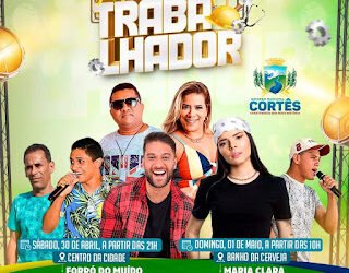 Devendo a servidores, prefeitura de Cortês anuncia Festa do Trabalhador