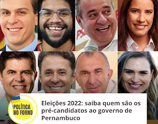 Eleições 2022: saiba quem são os pré-candidatos ao governo de Pernambuco Eleições 2022: saiba quem são os pré-candidatos ao governo de Pernambuco
