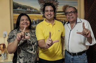 Em Trindade, Lucas Ramos recebe apoio de Dr. Everton Costa e Dra. Conceição Barros