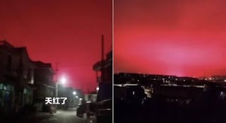 VÍDEO • Céu fica vermelho em cidade chinesa e assusta moradores