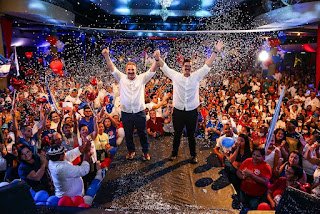 Estadual e federal: lançamento das pré-candidaturas de Eriberto Medeiros e Eriberto Filho reúne multidão no Recife