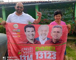 Em Gravatá, Val Pessoa faz campanha pesada a favor de Doriel Barros e Carlos Veras: “precisamos reeleger a dupla que representa o homem e a mulher do campo”