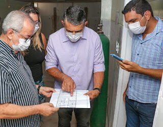 Prefeito Joselito Gomes acompanha andamento das obras da UTI Geral Prefeito Joselito Gomes acompanha andamento das obras da UTI Geral