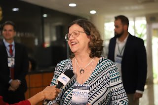 Teresa Leitão cumpre, em Brasília, 1ª agenda como senadora eleita