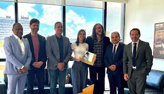 Presidente do TCE-PE recebe visita dos novos gestores da Cultura no Estado