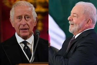 Diplomacia: Lula e rei Charles III devem conversar por telefone nesta segunda-feira