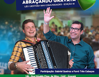 Programa ‘Abraçando Gravatá’ chega ao Caic no próximo dia 14