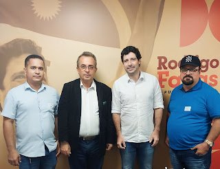 Em reunião com Rodrigo Farias, líderes políticos de Cortês buscam melhorias para o município