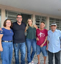Gravatá: Léo Giestosa visita a Casa dos Velhinhos e debate questões sociais com Cristiane Soares
