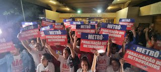 Greve no Metrô Recife: Metroviários decretam paralisação do sistema com início às 22h de hoje (12)