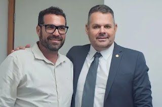 Projeto de Léo Giestosa para disputar prefeitura de Gravatá ganha apoio do deputado France Hacker