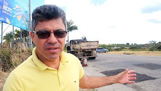 Chã Grande: DER-PE inicia operação tapa-buraco na PE-71; Ademir Batista acompanha os trabalhos e ressalta importância para o município