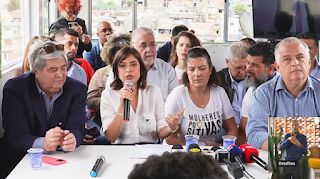 Tabata Amaral sobe com Datena em laje e começa campanha para prefeitura de São Paulo