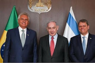 Caiado se desculpa por falas de Lula durante encontro com Netanyahu