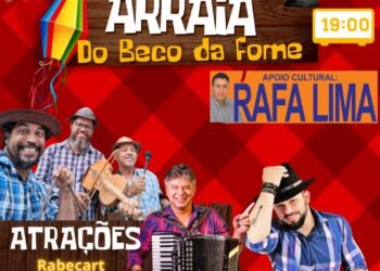 Recife: na Boa Vista, ‘Arraiá do Beco da Fome’ promete animação no dia 7 de junho; evento tem o apoio cultural de Rafa Lima
