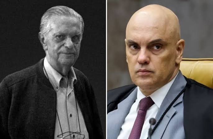 Alexandre de Moraes e seu pai Leon Lima de Moraes Ministro Alexandre de Moraes com seu pai Leon Lima de Moraes em foto juntos.
