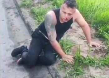 Policial Penal do RN é preso no Recife após bater em quatro carros, atropelar PM e atirar contra duas pessoas