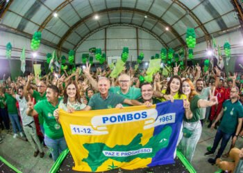 Em Convenção prestigiada por Paulo Roberto, Elias Meu Fii e Dra. Rebeca oficializam chapa para disputar a prefeitura de Pombos pelo MDB