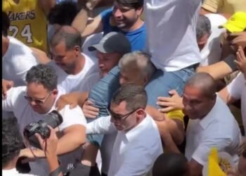 Recife: João Campos chega na Convenção do PSB com esquema de segurança de “príncipe”