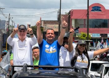 Sandro Tércio movimenta Jaboatão com carreata ao lado do Pr. Francisco Tércio