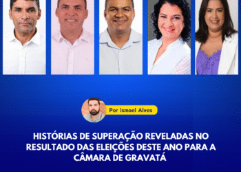 Histórias de superação reveladas no resultado das eleições deste ano para a Câmara de Gravatá