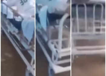 VÍDEO • Chuva no Recife: setor do Hospital Otávio de Freitas alaga e pacientes são removidos às pressas