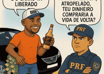 ‘BBBêbado’ emparedado no trânsito: a ‘irresponsabilidade de milhões’ de Davi Brito