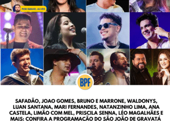 Safadão, João Gomes, Bruno e Marrone, Waldonys, Luan Santana, Mari Fernandes, natanzinho Lima, Ana castela, limão com mel, Priscila Senna, Léo Magalhães e mais: confira a programação do São João de Gravatá Safadão, João Gomes, Bruno e Marrone, Waldonys, Luan Santana, Mari Fernandes, natanzinho Lima, Ana castela, limão com mel, Priscila Senna, Léo Magalhães e mais: confira a programação do São João de Gravatá